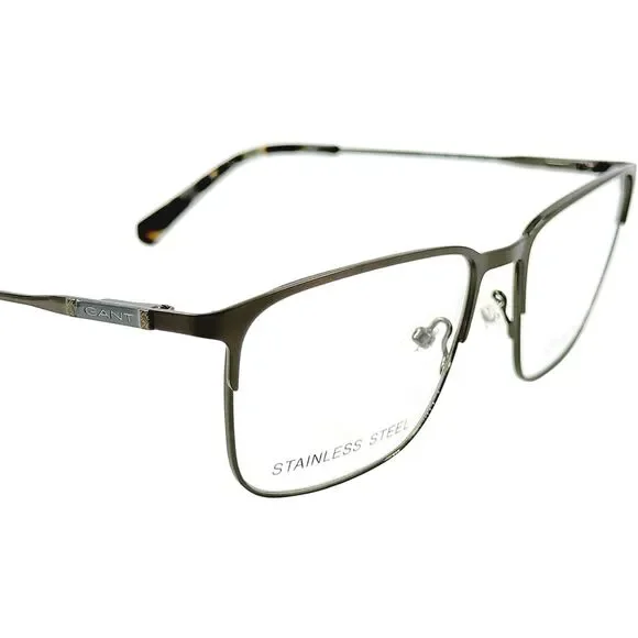 Gant GA3241 Mens Metal Eyeglass Frame 007 Matte Dark Nickeltin 53-17